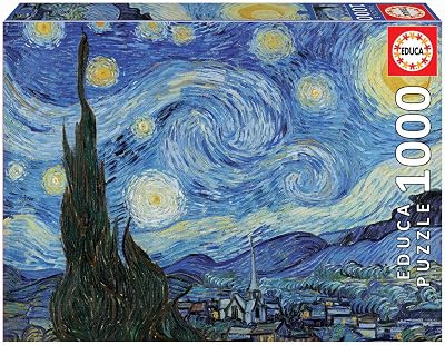 - Puzzle de 1000 Piezas para Adultos | La Noche Estrellada, Vincent Van Gogh. A Partir de 14 años (19263)