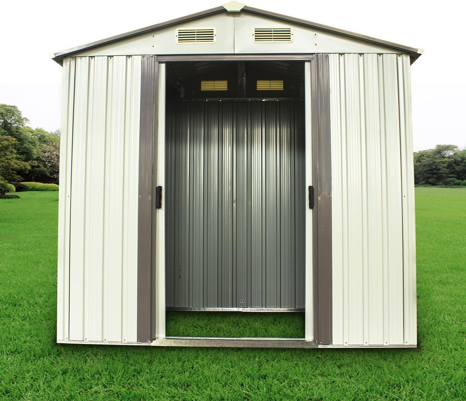 Waterproof Storage Sheds 4x6 ft Outdoor, for Backyard