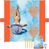 NewDoar Beach Blanket Sandproof Extra Large for 1-3 Adults / 1-8 Adults Sand Free Beach Mat Picnic Blanket Waterproof Oversized Lightweight Picnic Mat for Camping Hiking Beach Travel-/1-3person