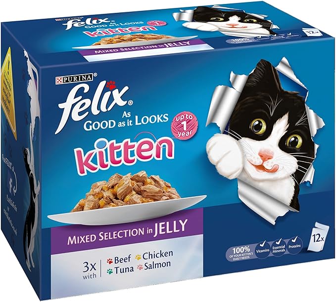 felix kitten food