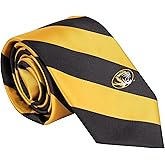 Desert Cactus University of Missouri Neck Tie Mizzou Tigers 100% Polyester Necktie with Logo, Officially Licensed