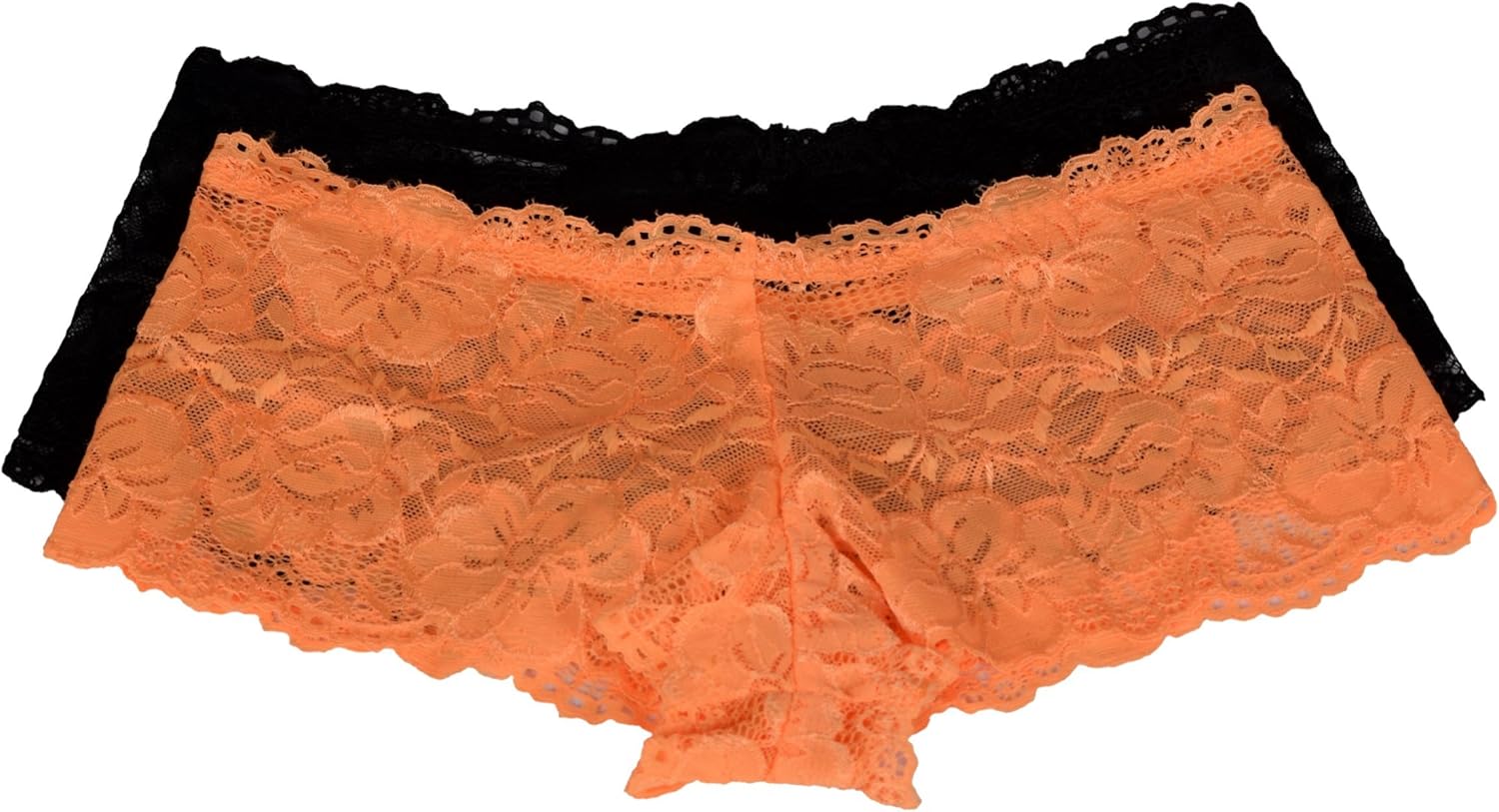 Iwea 2er Set Damen Short Hipster Panties Hotpants Unterwäsche mit Spitze IW031 Amazon.de