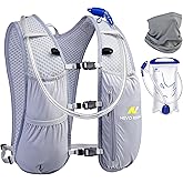 N NEVO RHINO Running Hydration Vest for Women 1.5L Water Bladder Backpack 5L Small -Lightweight Breathable Hydration Vest for Hiking Trail Running Cycling Marathon for Women