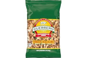 Guerrero, Chicharrone Snack Crisps, Tender Cracklins, 6.5 Ounce