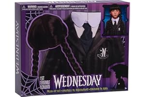 Wednesday Dress Up Set, Kids Toys for Ages 3 Up, Gifts and Presents