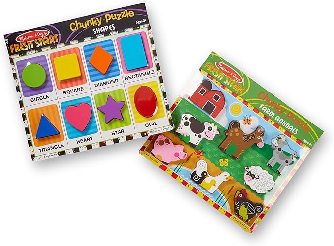 melissa and doug chunky puzzle shapes
