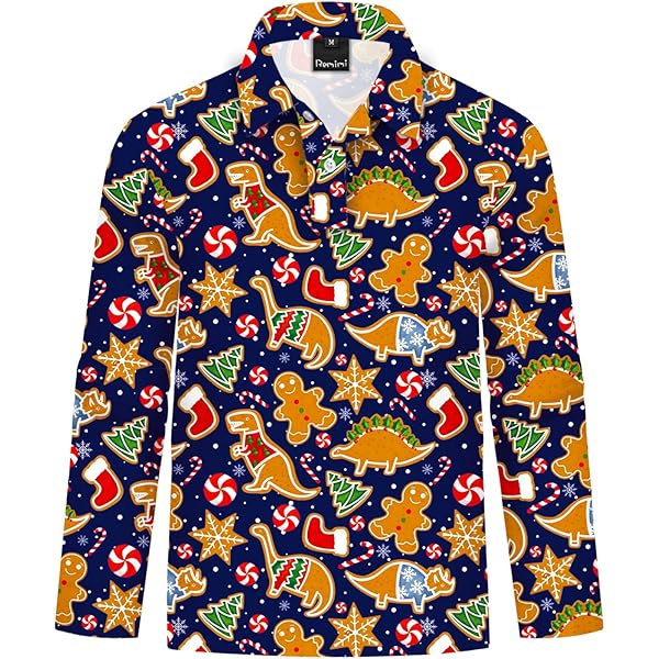 Camicia Polo Mardi Gras A Righe – Manica Lunga, Viola/Verde/Oro, Taglia M Uomo (Big & Tall)