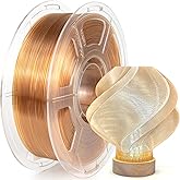 IEMAI Clear PETG Filament 1.75mm 1kg, Crystal Transparent Champagne 3D Printer Filament Up to 600mm/s Printing, Tough & Durable for Lampshade, Creative DIY & Home Decor