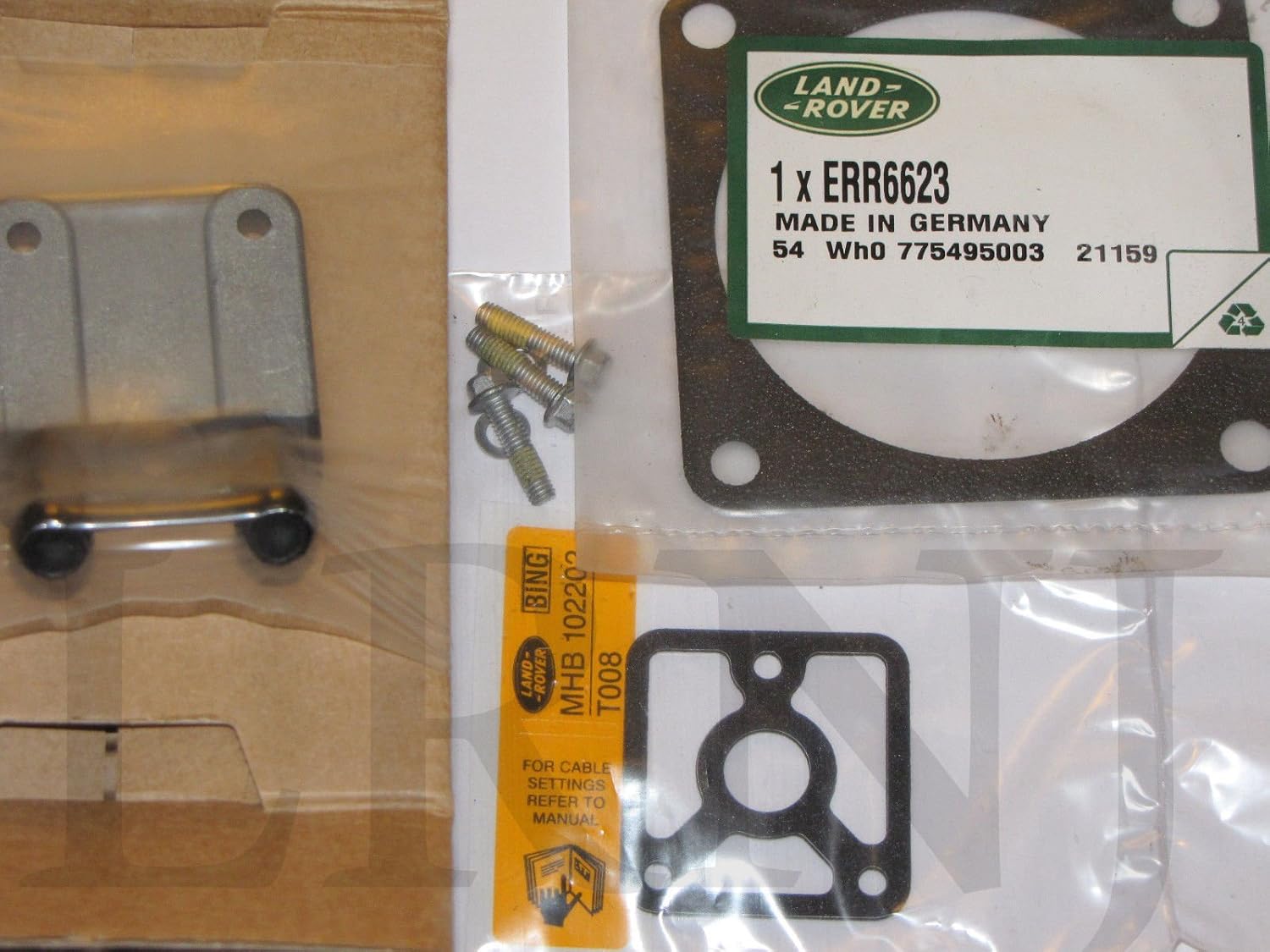 Amazon.com: LAND ROVER DISCOVERY 2 1999-2004 OEM THROTTLE BODY HEATER PLATE  REPAIR KIT PART# MGM000010K / MGM000010 COMES WITH THROTTLE BODY GASKET  ERR6623: ...