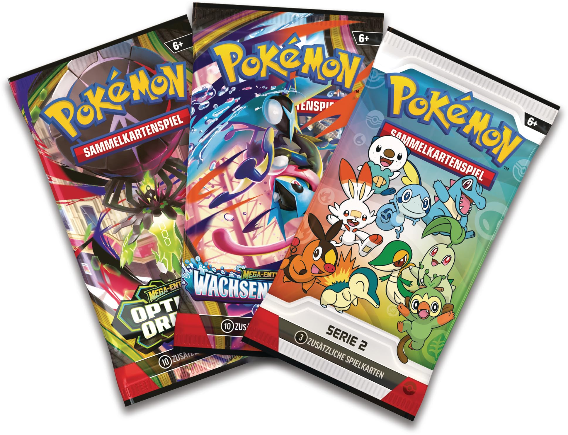 Pokémon-Sammelkartenspiel: Illustrations-Kollektion Erste Partner: Serie 2 (3 Promokarten, 2 Boosterpacks und 1 Stickerbogen) 2
