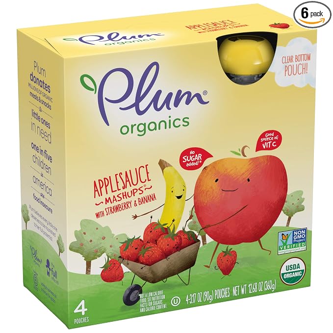 Plum organics Apple raisin&quinoa (stage 2) net wt 21oz (595g) nogmo (846675001900)