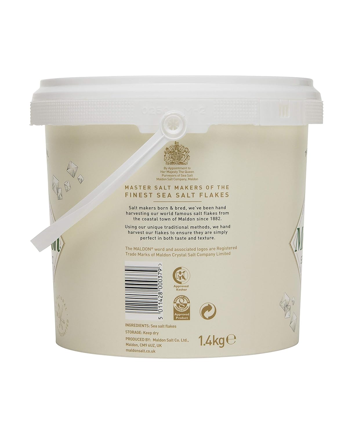 Maldon Sea Salt - Flaky Pyramid-Shaped Cystals : Grocery & Gourmet Food