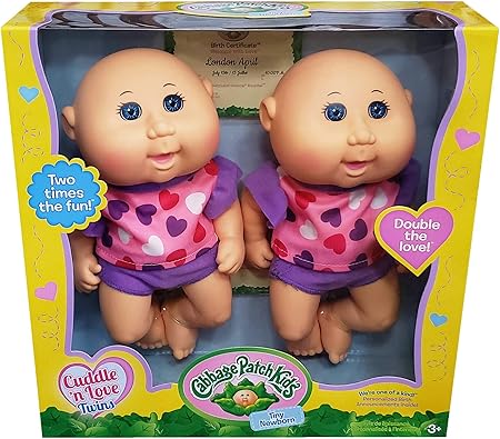 twin cabbage patch dolls