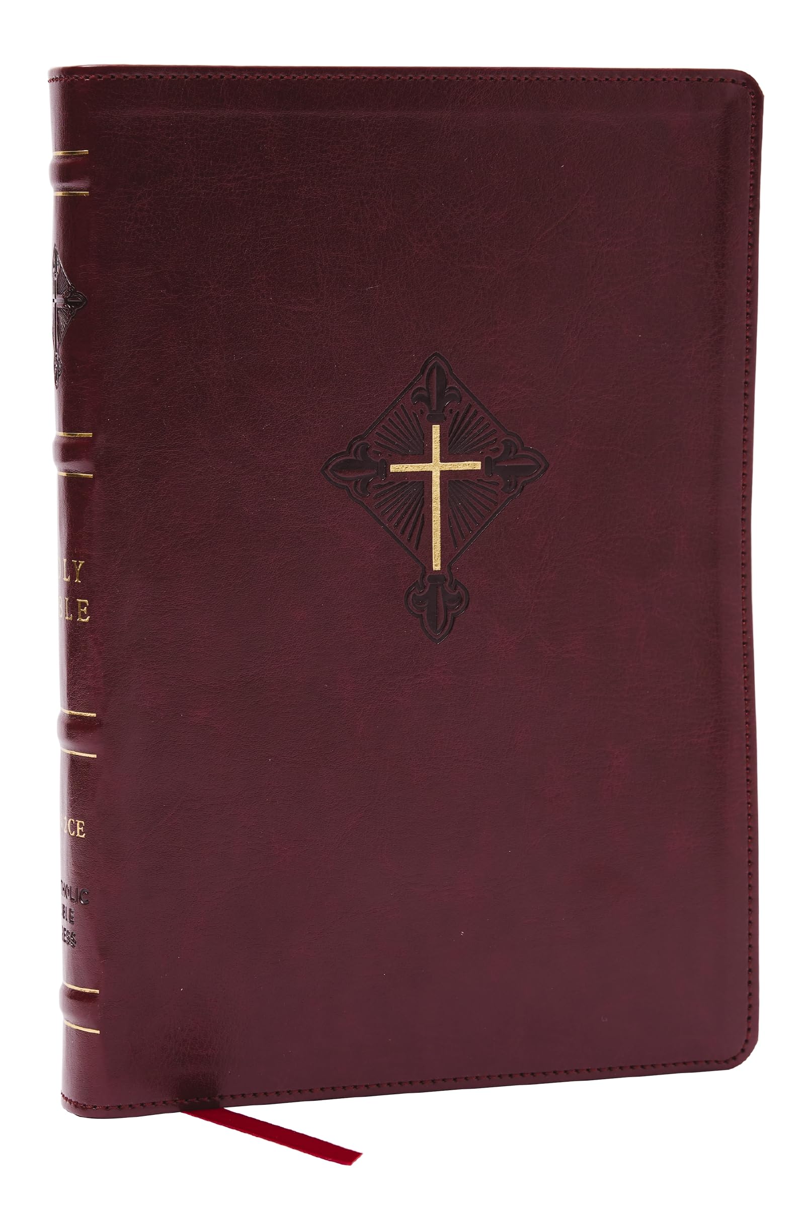 RSV2CE, Thinline Large Print Catholic Bible, Crimson Leathersoft, Comfort Print RSV2CE, Thinline Large Print Catholic Bible, Crimson Leathersoft, Comfort Print Imitation Leather