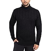 X RAY Mens Turtleneck, Soft Slim Fit Pullover Top, Basic Turtle Neck Sweater for Men