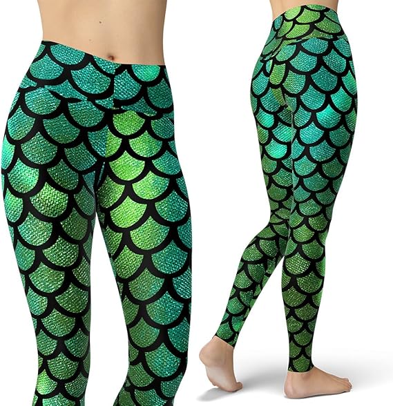 mermaid workout leggings