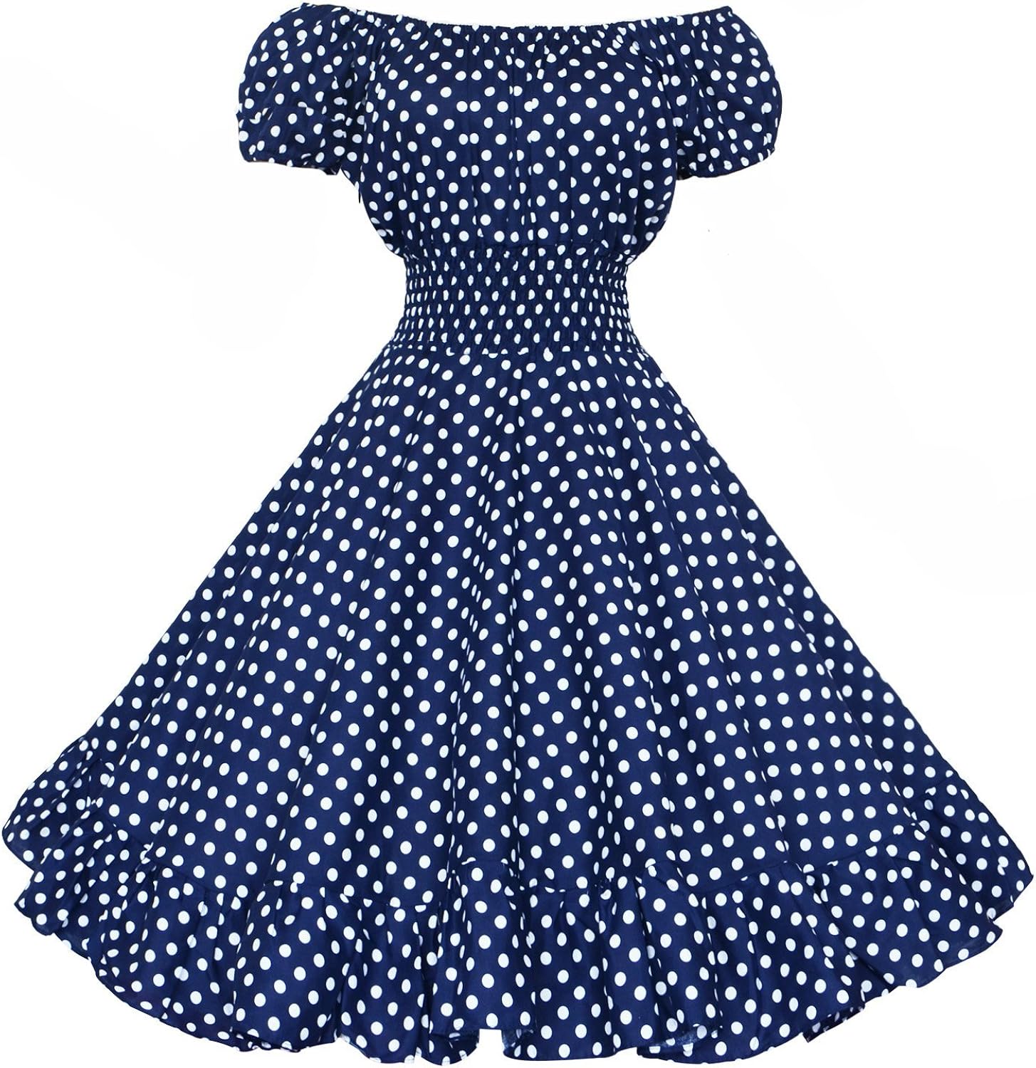 polka dot ball gown