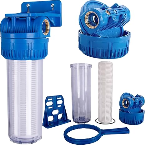 WASSERFILTER VORFILTER 1'' - 5000 L/h PUMPENFILTER 18 BAR STARK
