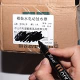 ABEIER Black Permanent Marker Pens Bullet Tip 6-Count for Wood Stone Plastic view 7