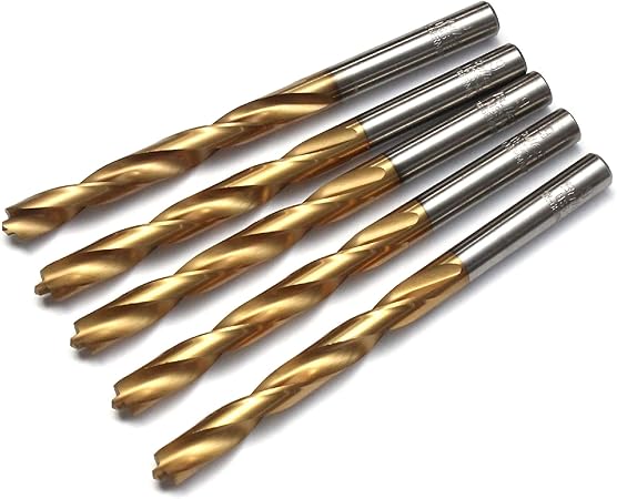 5 Bbw Allemagne 9 Mm Bullet Point Hss G Foret Metaux En Acier Fer Aluminium Titane Dore Amazon Fr Bricolage