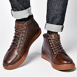 Arkbird Mens Leather Sneaker Fashion Classic Casual