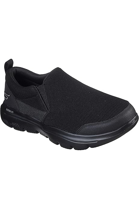 skechers go walk leather slip on