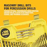 DEWALT DT71563-QZ Mixed Drill Drive Set 100 pc Professional Tools view 3