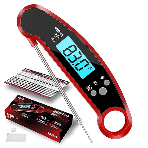 Kizen Instapen Pro Instant Read Meat Thermometer Best Waterproof