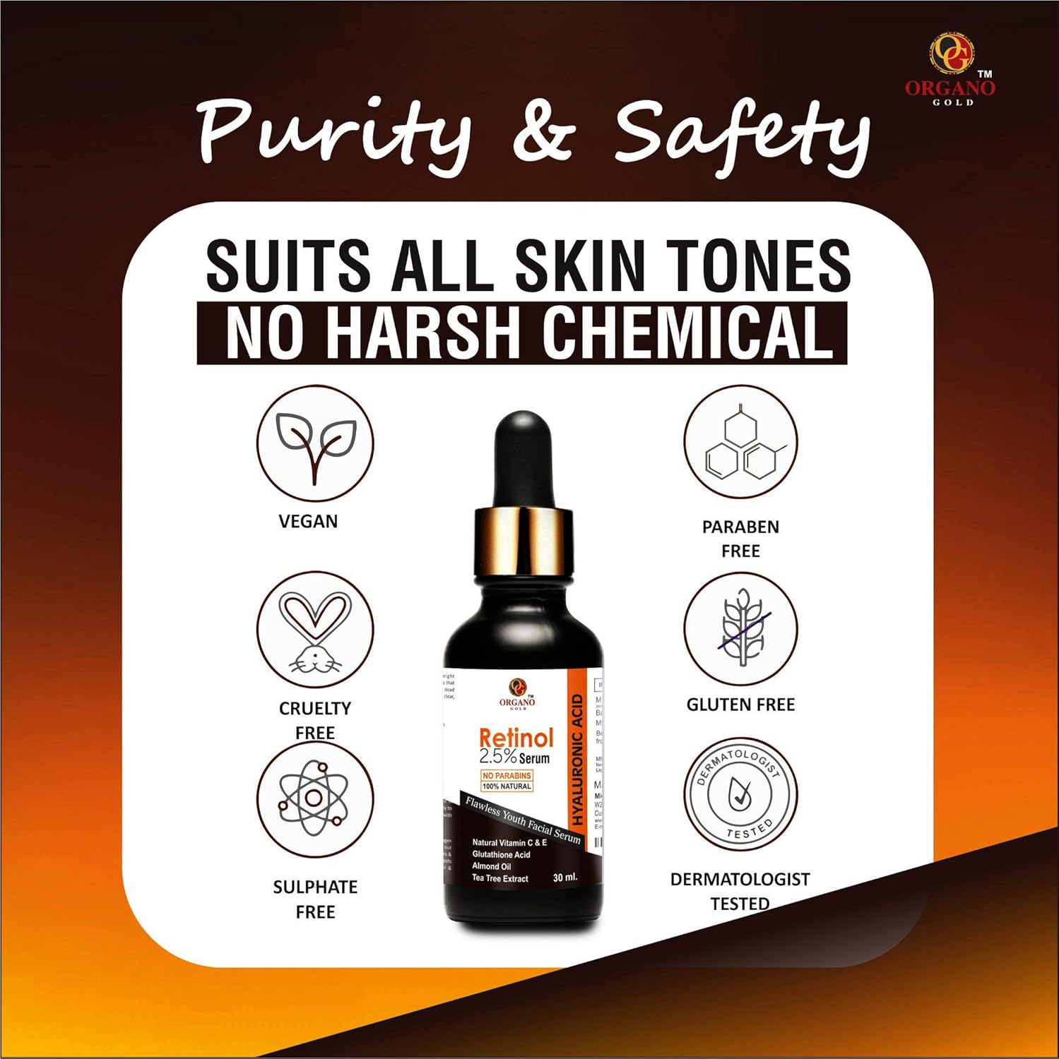 organo gold retinol serum