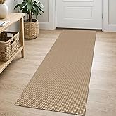 EARTHALL Woven Runner Rug 2x5 Ft Washable Runners for Hallways Cotton Non Slip Rubber Backed Kitchen Runner Braided Indoor Fl