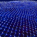 198 LED Blue Net Lights Outdoor Mesh Lights 9.8ft x
