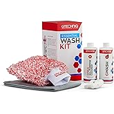 Gtechniq Essential Car Wash Kit, 4-Piece | Includes Car Shampoo, All-Purpose Cleaner, Microfiber Wash Mitt and Microfiber Towel, Cleans Stubborn Dirt and Grime, Gentle on Coatings and Waxes