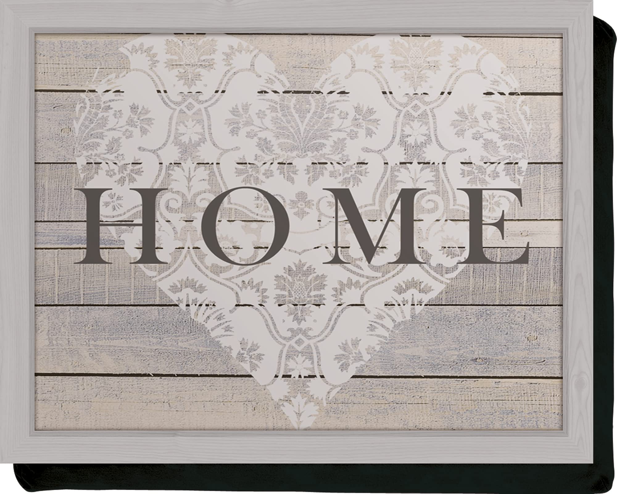 Creative Tops Everyday-Home Lap Tray with Cushion, Bean Bag Cushioned, 44 x 34cm, Grey