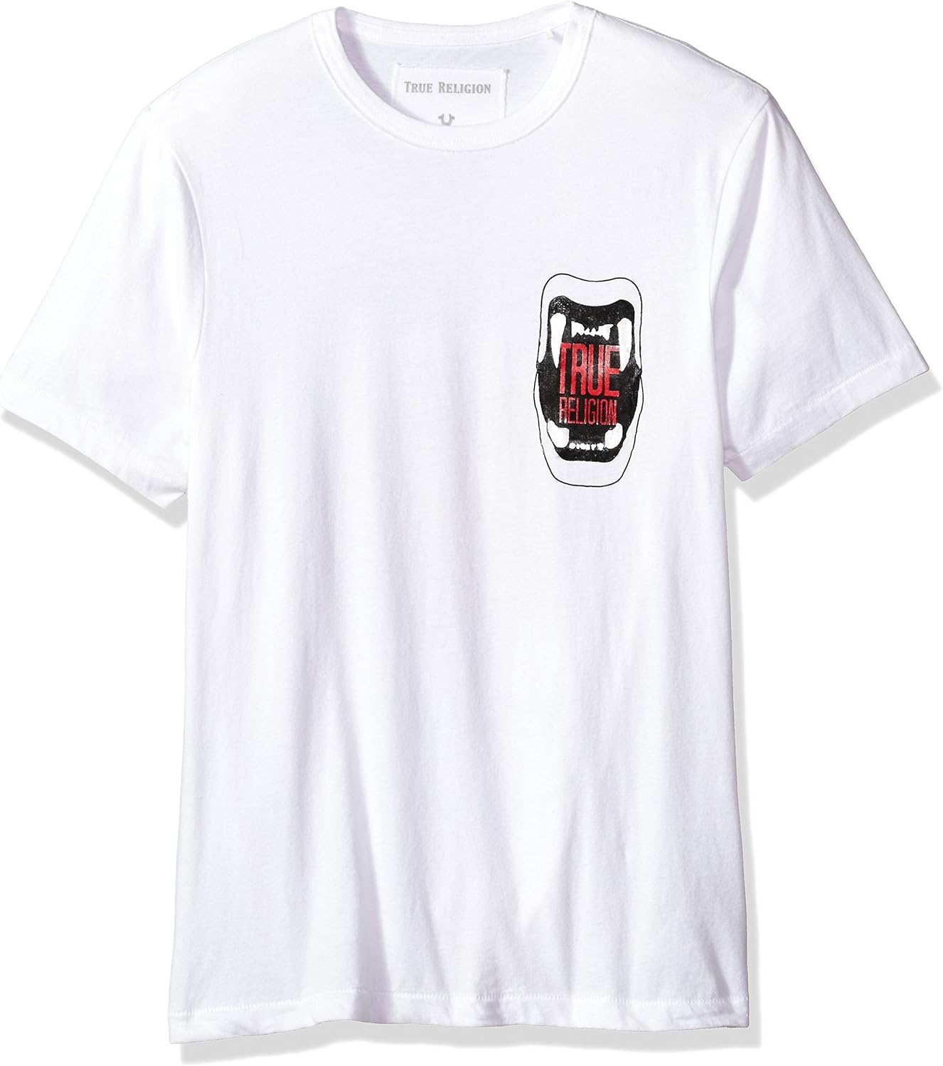 true religion metallic print t shirt