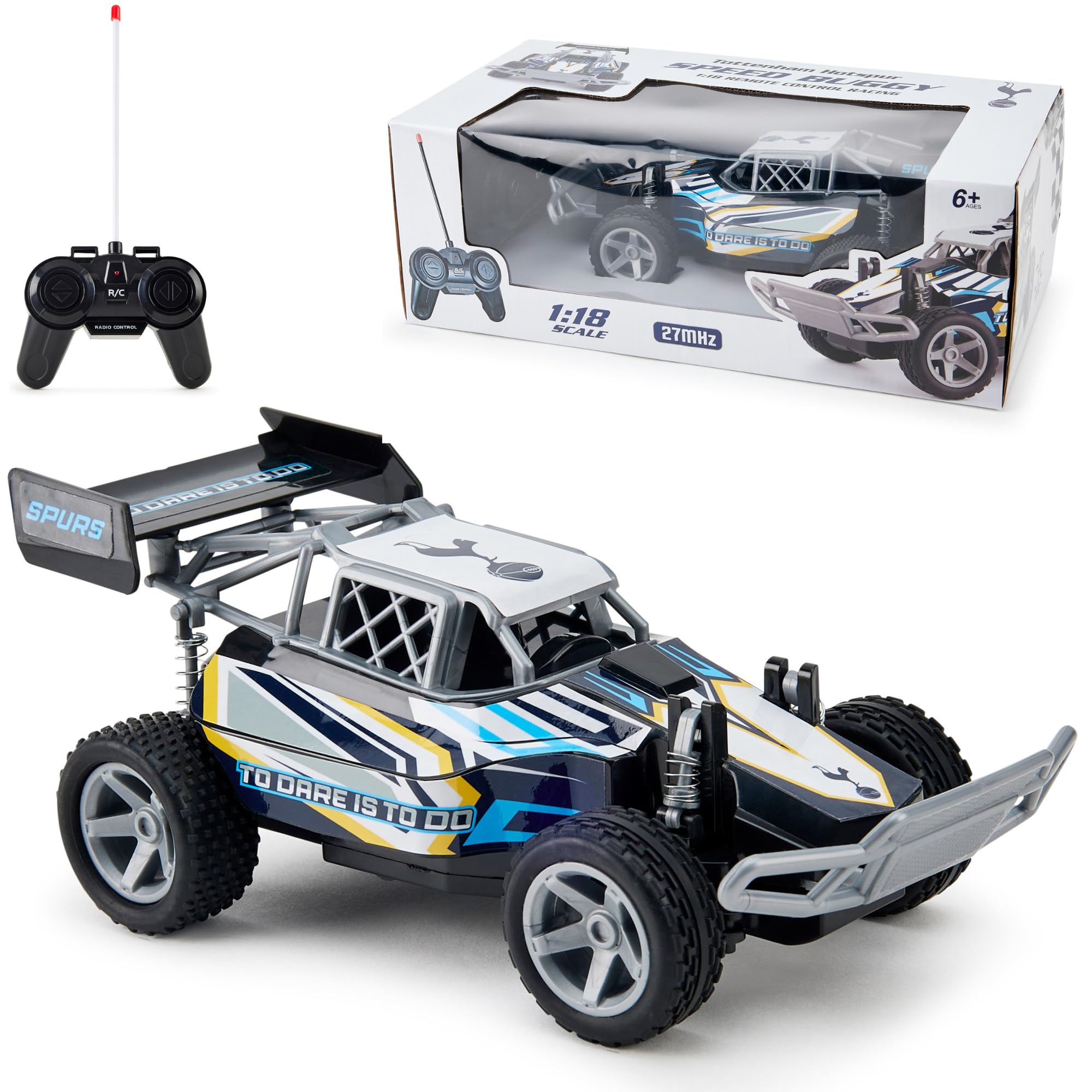Tottenham Hotspur FC 1:18 Remote Control RC Buggy - Officially Licensed, Great for Spurs Fans, Suitable for All Ages