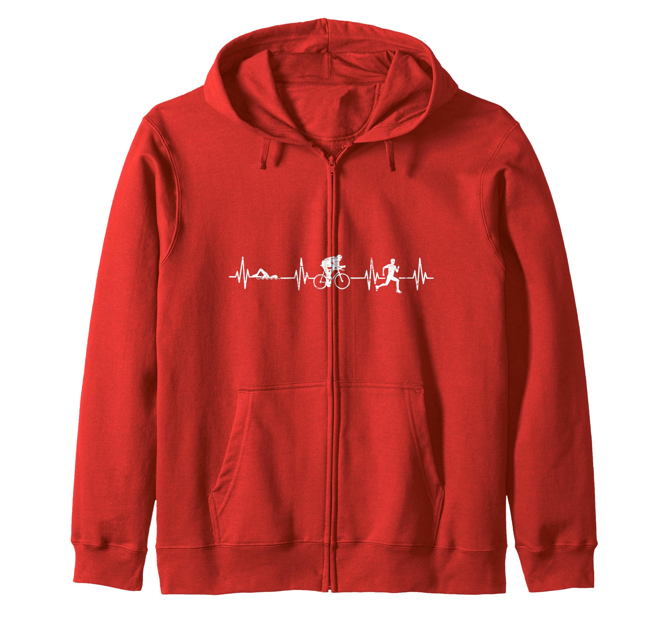 Triathlon Heartbeat I Triathlon Clothing I Triathlon Zip Hoodie