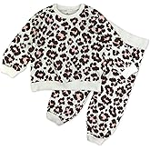 HonestBaby Unisex-baby 2-Pack Crewneck Sweatshirt and Sweatpant Set 100% Organic Cotton for Toddler, Baby Boys, Girls