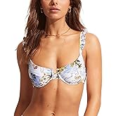 Seafolly Women's Underwire Bustier Molded Cup Bikini Top