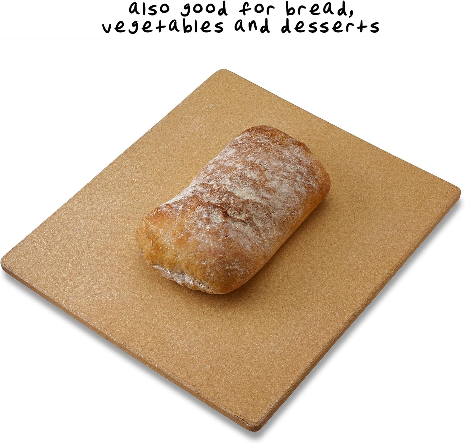 Honey-Can-Do Oven Rectangular Pizza Stone: Pizza Stones: Kitchen & Dining