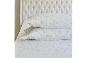 Elegant Comfort Ultra Soft 4-Piece 100% Turkish Cotton Flannel Sheet Set - Holiday Christmas Flannel Sheets, Warm and Cozy Pr