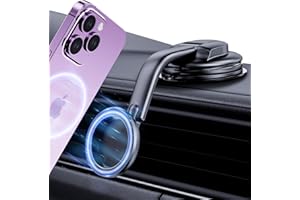 DOLYOFG for Magsafe Car Mount,【Strong Magnets & Low Profile】 Magnetic Phone Holder for Car Dashboard Windshield Universal Hands Free Car Phone Holder for iPhone 14 13 12 Pro Max Plus Mini Android