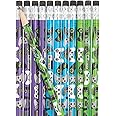 Fun Express Gamer Pencils - Set of 24 Video Game Pencils - Party Favors and Teacher Handouts - 24 Pieces