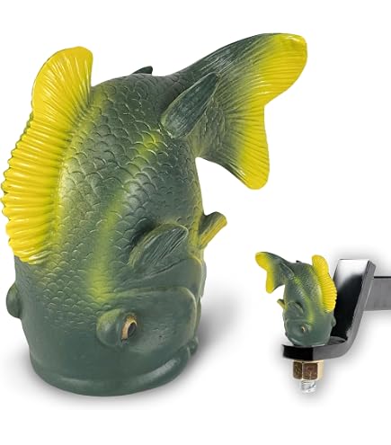 Siskiyou Rather Be Fishing Hitch Cover – Cast Metal Enameled Trailer Hitch Plug