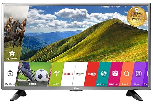 LG 80 cm (32 Inches) HD Ready LED Smart TV 32LJ573D (Silver) (2017 model)