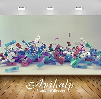 Buy Avikalp Exclusive Awi3822 Numbers Full Hd 3d Look Wallpapers Buy Avikalp Exclusive Awi3822 Numbers Full Hd 3d Look Wallpapers Images, Photos, Reviews