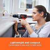BLACK+DECKER 18V Cordless Drill Driver 37Nm LED Worklight 1.5Ah Battery view 7