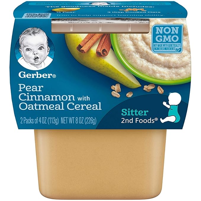 pear cinnamon oatmeal gerber