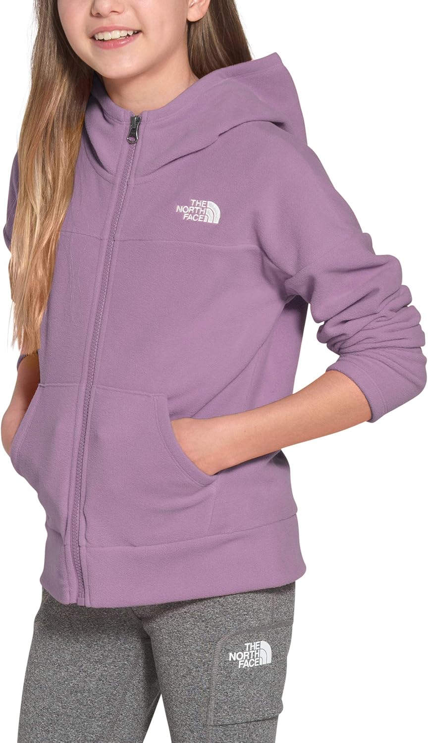 The North Face Girls’ Glacier Full Zip Hooded Sweatshirt: Clothing