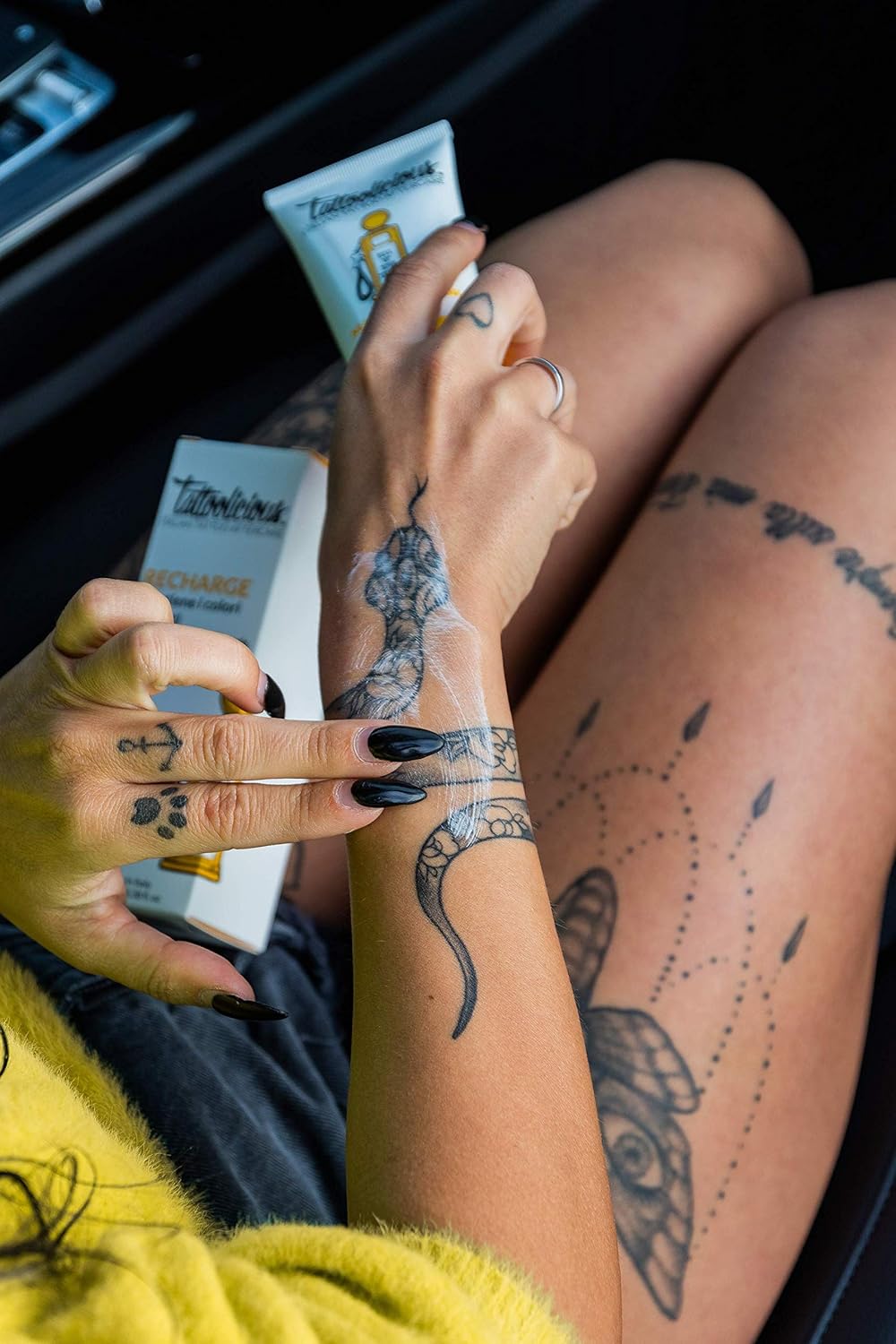 Tattoolicious DOUBLE RECHARGE, Tattoo Maintenance Cream, Revitalizing, Specific, with Organic Active Ingredients, 200ml - Image 3