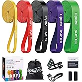 Equipro Resistance Bands, Exercise Bands, Resistance Bands for Working Out with Handles and Door Anchor, Workout Bands for Men Women with Protective Sleeve for Fitness Weights Work Out at Home